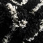 Tapis de couloir contemporain de couleur noire Annegien-71211098