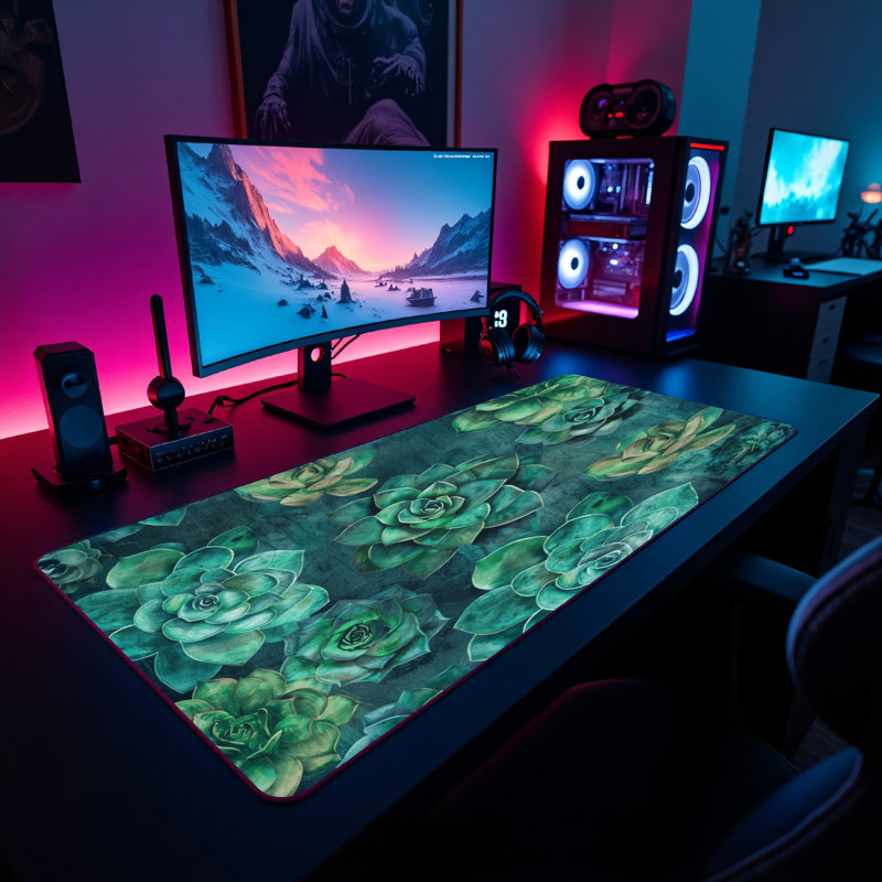 Polyester Desk Pad, 23.6x13.8