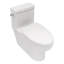 Toilette une pièce en céramique