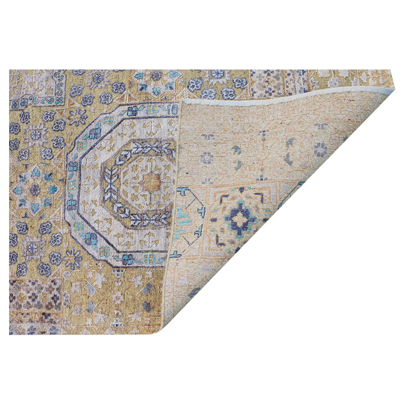 Geometric Area Rug in Camel, Rectangle 8' x 10'