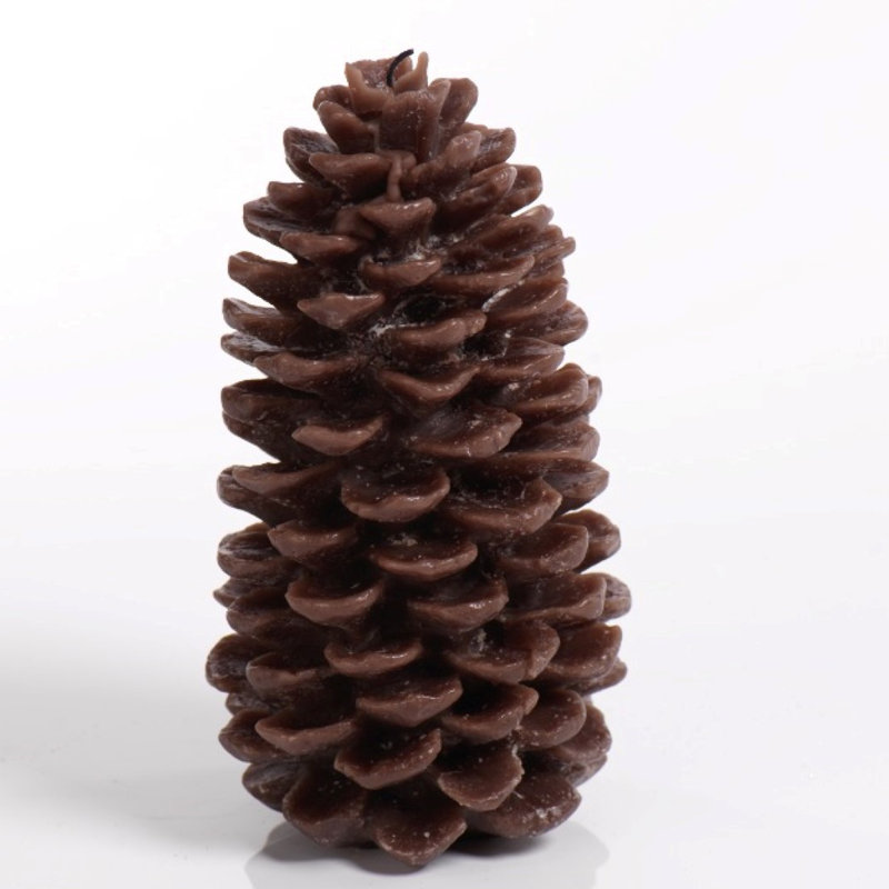 Bougie fantaisie parfumée pomme de pin et cannelle, Moyen