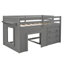 Lit mezzanine simple avec armoire et tablette-1609826489