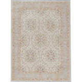 Hand-Knotted High-Quality Beige Area Rug