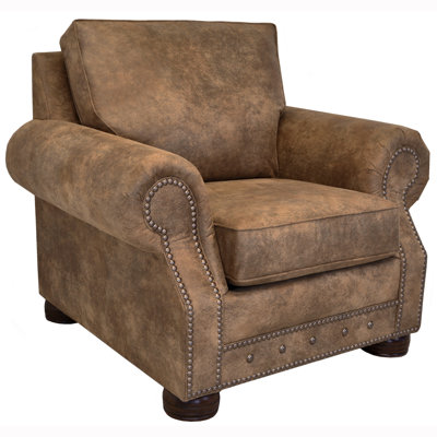 Gabrielle Rolled Arm Chair with Reversible Cushions