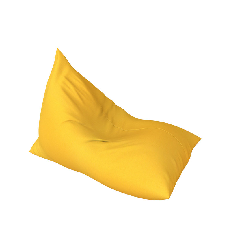 Sunbrella Bean Bag Lounger Cover (Bag Only), Canvas Sunflower Yellow Sunbrella®, 129.5cm H x 129.5cm W x 170.2cm D