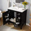 Meuble-lavabo avec lavabo, tablette de porte et 3 tiroirs-255166853