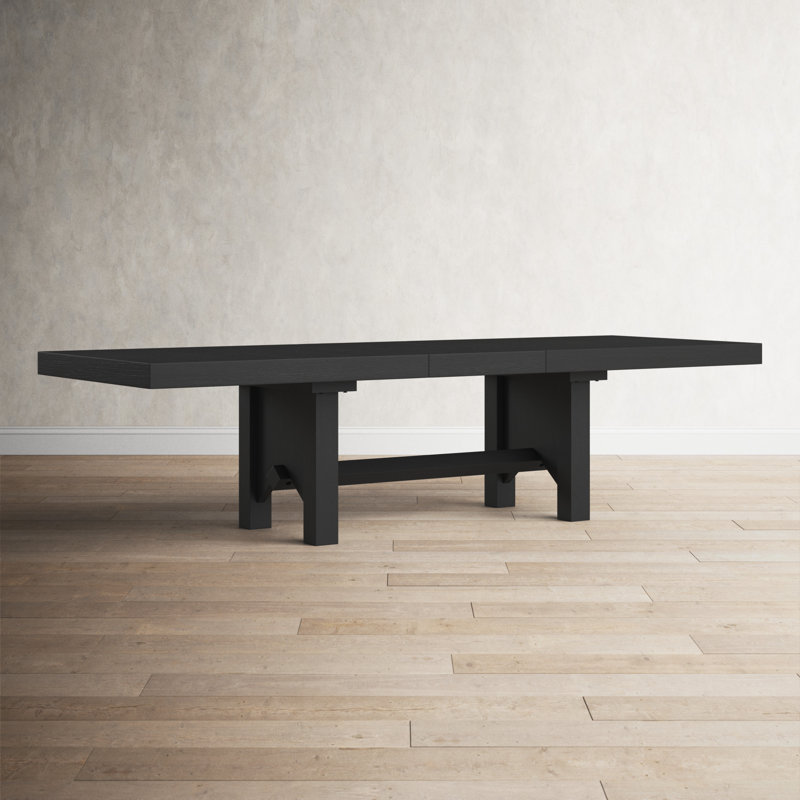 Appleton Dining Table, Charred Oak