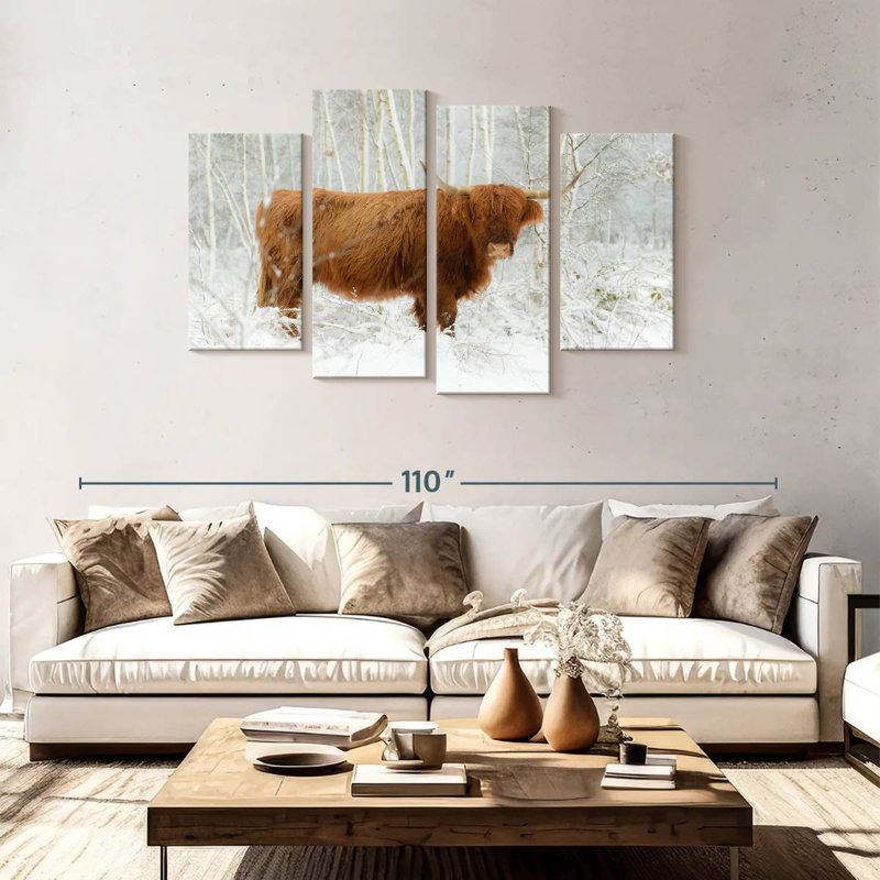 Brampt Winter Highland Cow