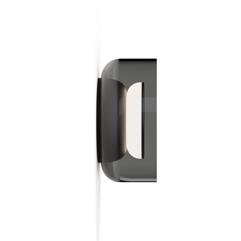 Applique murale Totem 3 CCT, Noir mat, Gris