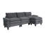 Ensemble de canapé modulaire en velours côtelé 118 po-1823656185