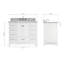 Ensemble de meuble-lavabo simple 43 po Cambridge-26337887