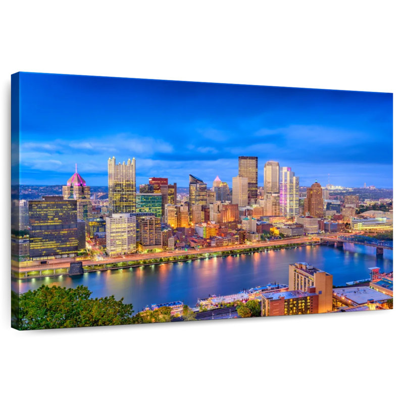 Sirci Pittsburgh Blue Hour, H 8 po x l 12 po