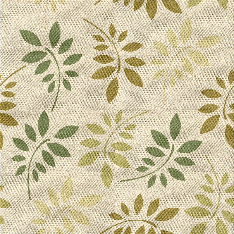 Floral Indoor Rug, Square 7'