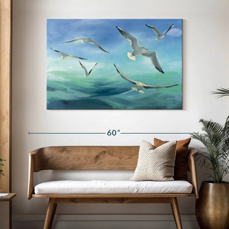 Mesmerizing Sea Flight, 32" H x 48" W