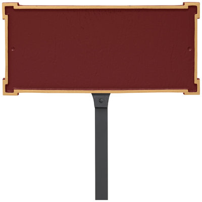 New Yorker 2-Line Lawn Address Sign