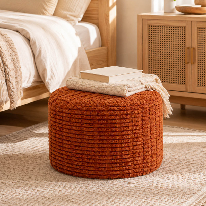 Repose-pieds rond en mousse pour repose-pieds