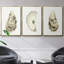 «Neutral Oyster Study I», ensemble de 3 toiles encadrées-97708776-97708777