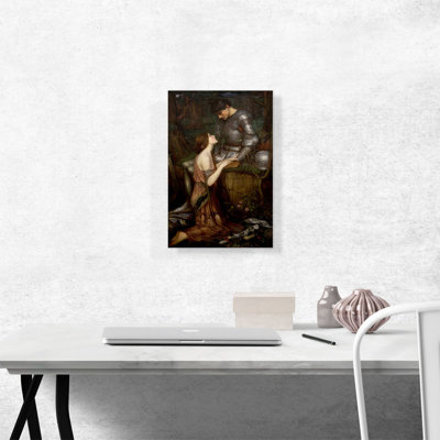 " Lamia And The Soldier 1905 " by John William Waterhouse Painting Print