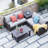 Umeh 4 - Person Patio Conversation Set with Cushions
