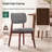 Upholstered Solid Wood Dining Chair Side Chair-390741653-390741650
