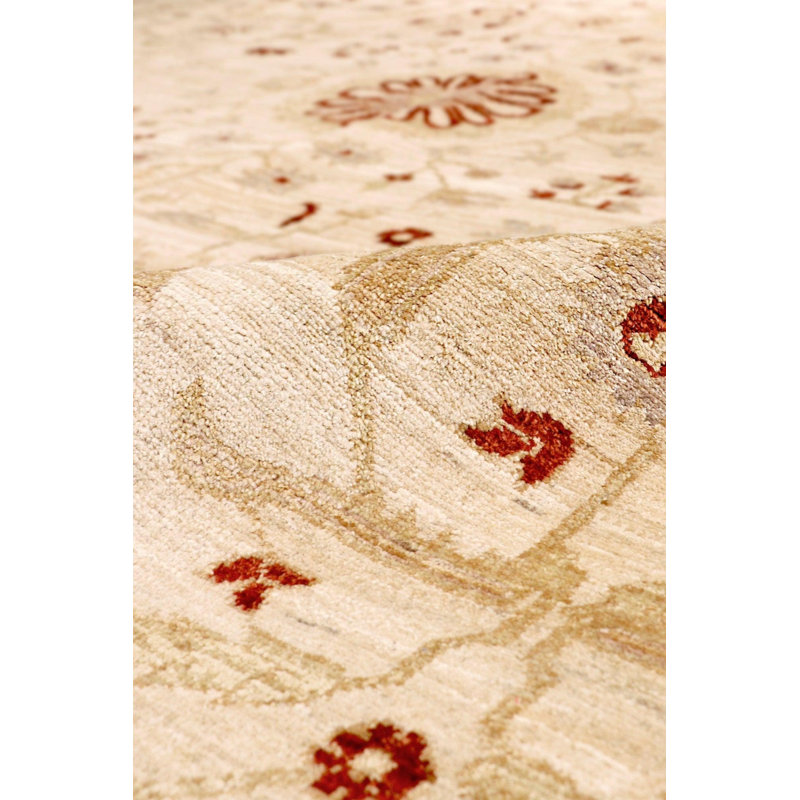 Canvello Nomad Art Collection Hand-Knotted Lamb's Wool Area Rug- 9'3" X 12'6", Rectangle 9'3" x 12'6"