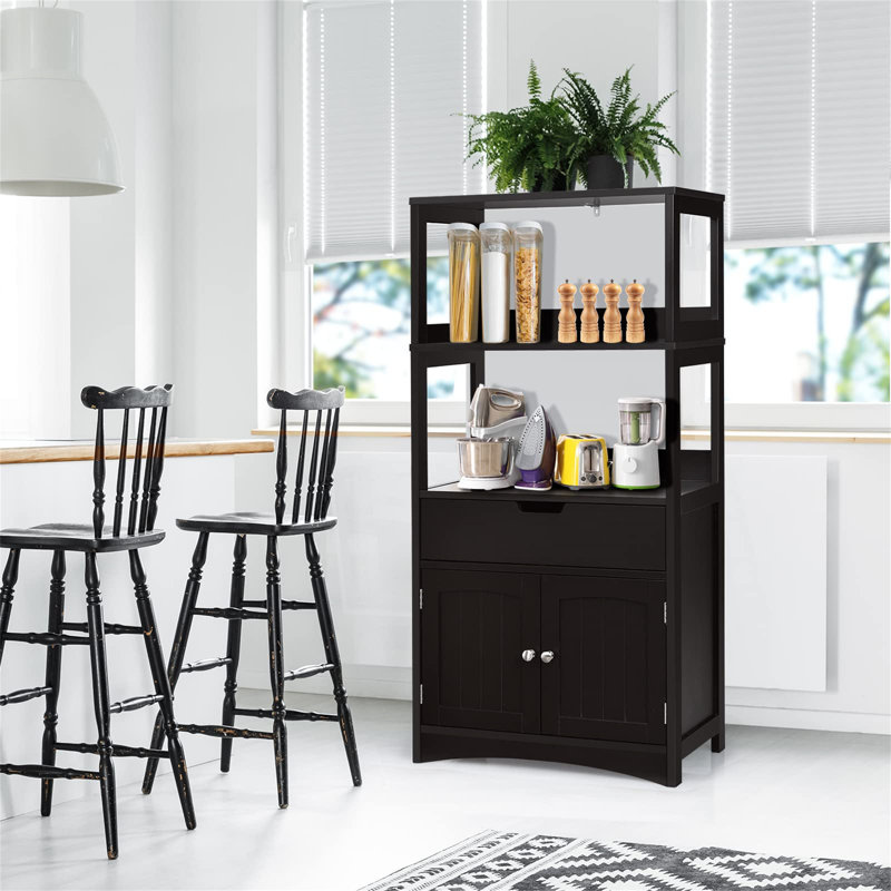 Carlino Mounting / Installation Required Bathroom Cabinet, Black