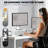 L Shaped Gaming Desk with Power Outlets & LED Lights-1735778163