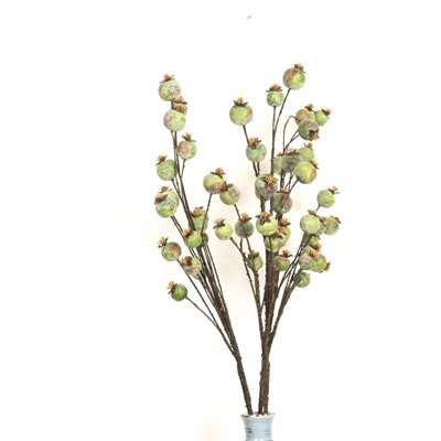 36 po Artificiel neutre neutre givré baie de brindille ronde vaporisateur long pliable branches de fruits Vase remplisseur ferme manteau de table de mariage décoration quotidienne