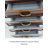 American-style Rubberwood Multifunctional Jewelry Cabinet