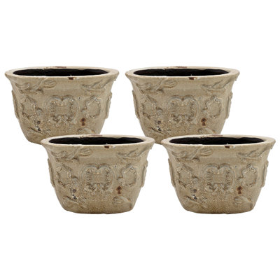 Pots - Set of 4 - Beige
