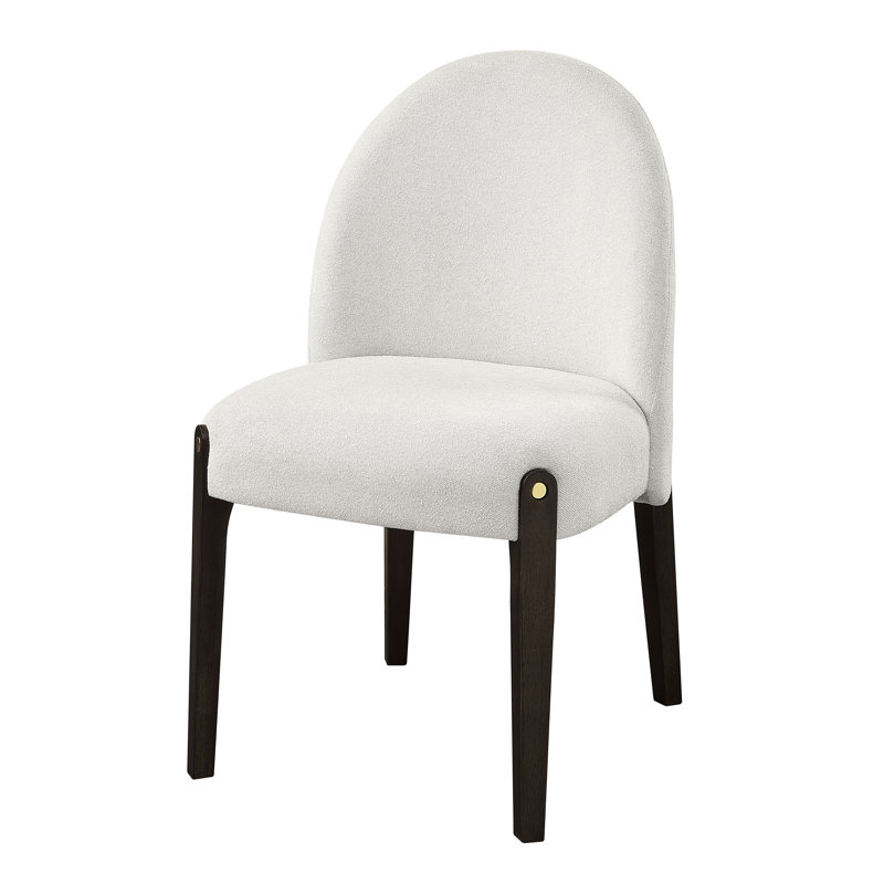Ensemble de 2 chaises d'appoint Clayten, Blanc
