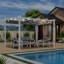 Pergola en aluminium avec auvent-93363990-93363992-122656691