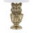 20" Gold Resin Racoon Bust Table Lamp With Linen Shade-1656147268-1656147271
