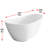 Labrusca 67'' x 28.3'' Soaking Fiberglass Bathtub-43605378