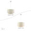 Lustre tambour 3 lumières Cruce-407792508