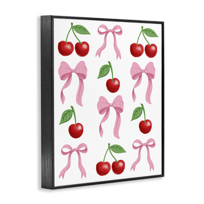 «Cherries & Bows Assortment», estampe numérique, conception de Marcus Prime