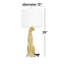 Ensemble de lampes de table Polystone Leopard-2125216270