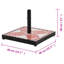 Alderson 17kg Cast Iron Free Standing Umbrella Base