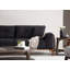 Canapé-lit 3 places Amarande, couleur anthracite, 88,6 po x 36,2 po x 29,5 po | Structure en bois de hêtre et en carton, tissu 100% polyester | Mécanisme de dossier pivotant, nettoyage à sec, idéal pour les petits espaces et les chambres d'amis-43693552