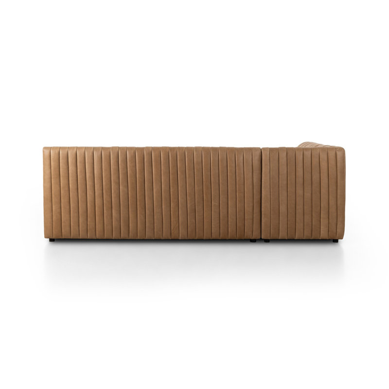 Augustine Dining Banquette L Shape -Palermo Drift, 31.5" H x 100" W x 66.5" D