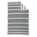 Reversible Framed Stripe Wool Throw