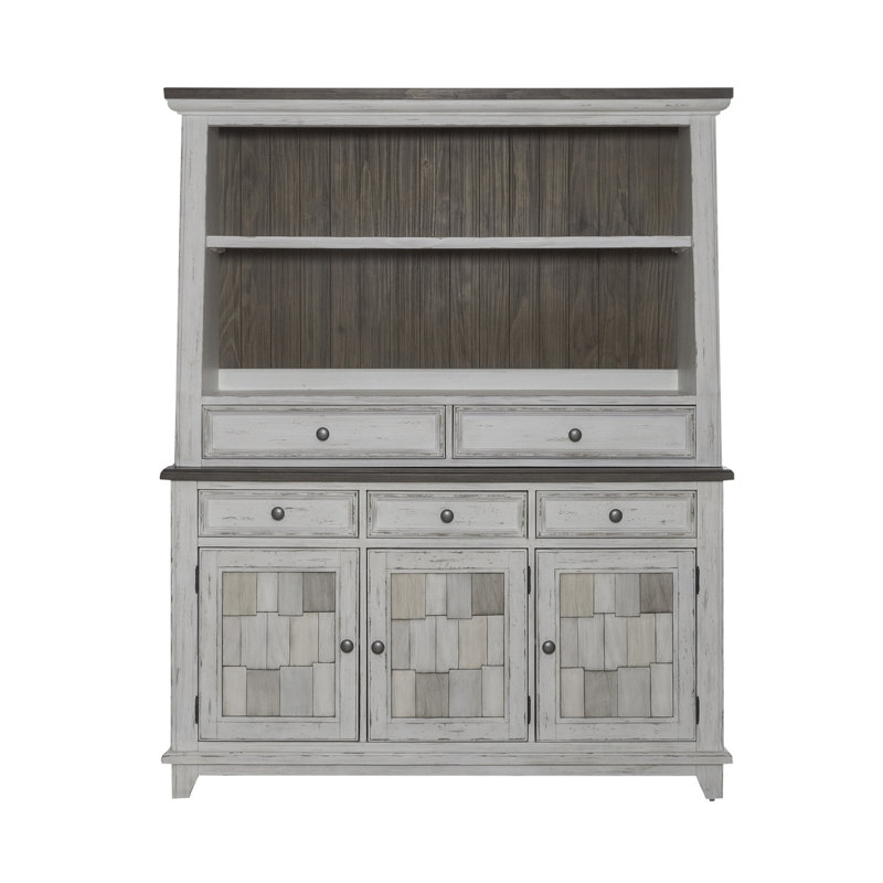 Chalita Server and Hutch w/ Adjustable Shelves