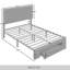 Lit plateforme tapissier avec rangement Gouker-759628401-759628396
