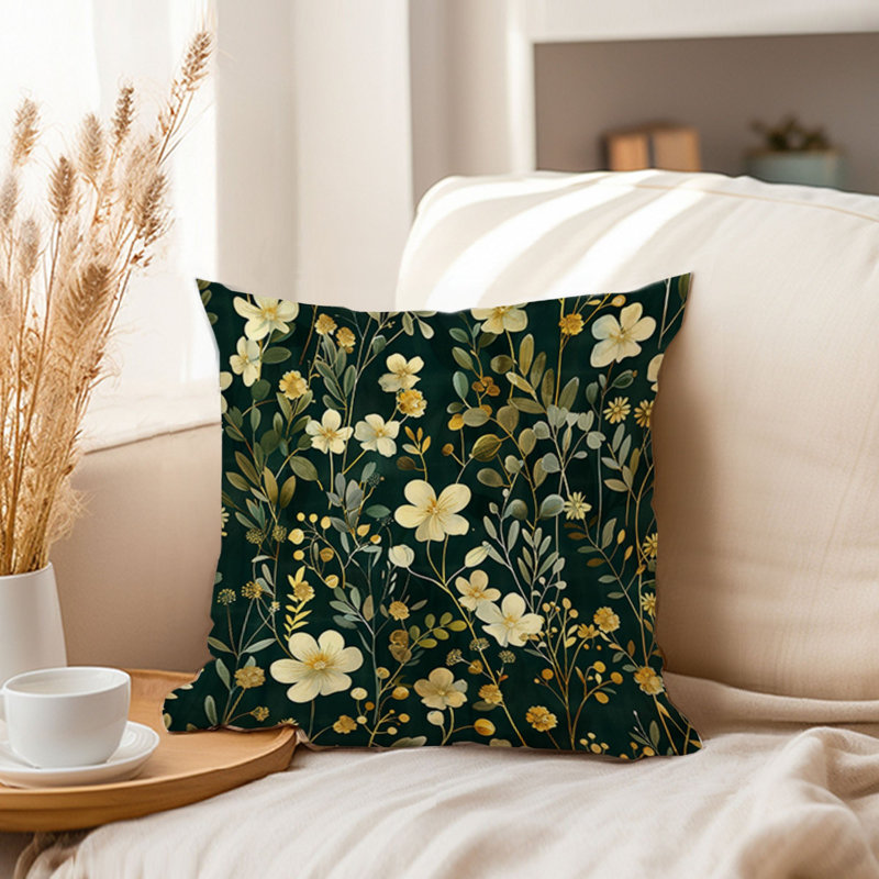 Floral & Botanical Pattern VI Modern, 16"H x 16"W