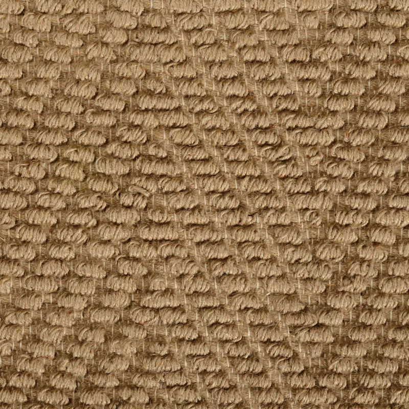 Radford Chevron Handmade Hand-Woven Flatweave Jute/Sisal Brown Area Rug, Rectangle 5'3" x 7'7"