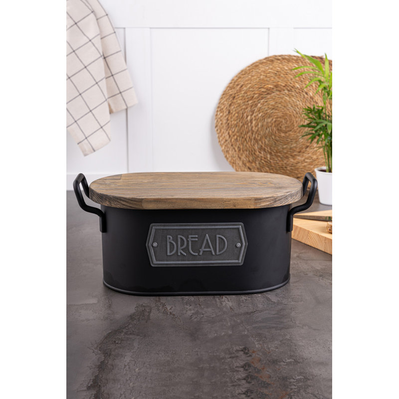 Durable Storage Box, 17 x 20 x 15.7 inches | 100% Galvanized Steel, Black & Brown Color | Rust-Resistant, Weatherproof, Ideal for Indoor & Outdoor Use, Perfect for Organizing Tools, Toys & More