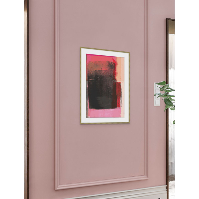 Yield Into 1 Framed Print, 21.54" H x 17.54" W