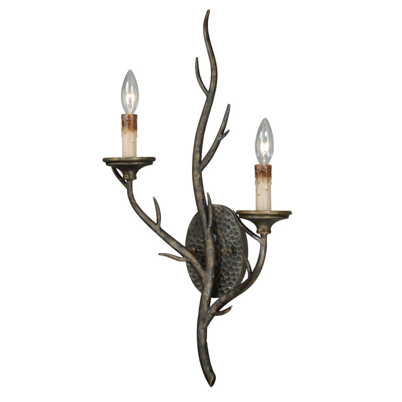 Polzin Steel Candle Wall Light
