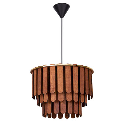1 - Light Black Unique/Statement Pendant