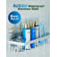 Ensemble de 5 boîtes de douche adhésives, organisateur de salle de bain antirouille sans installation de perçage, tablettes en acier inoxydable durables pour le rangement et la décoration de la maison-51246351